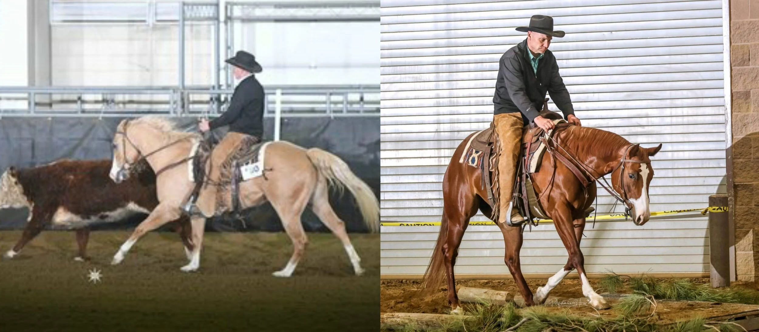 Western show riders at a Canyon Equine event